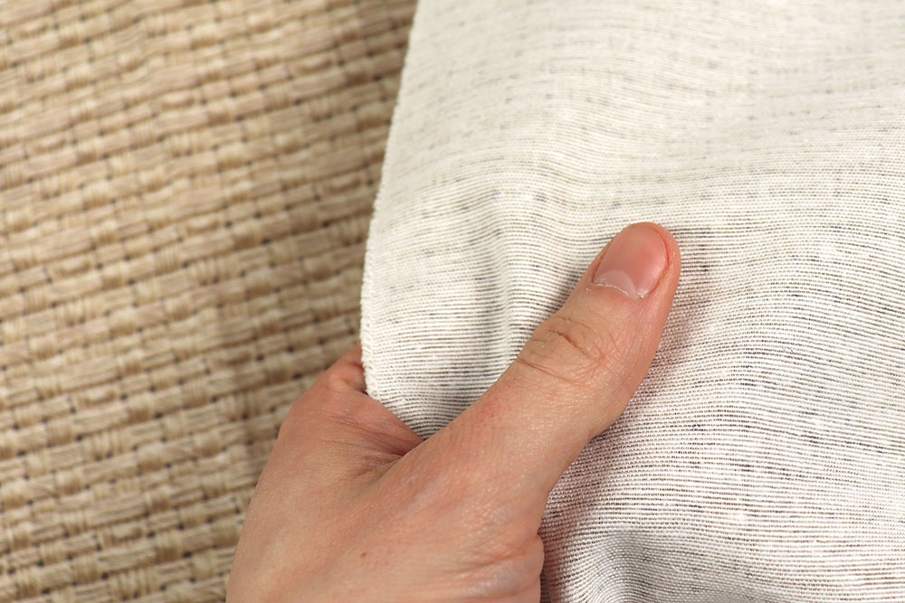 Dekostoff - Flechtoptik