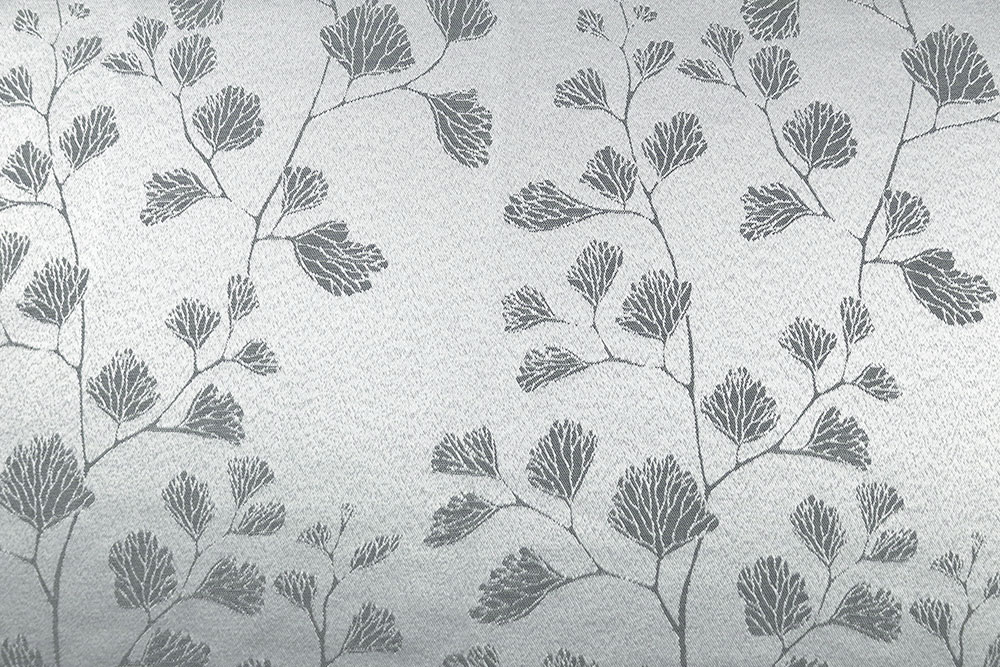 Dekostoff Jacquard beidseitig - Galicia - Grau