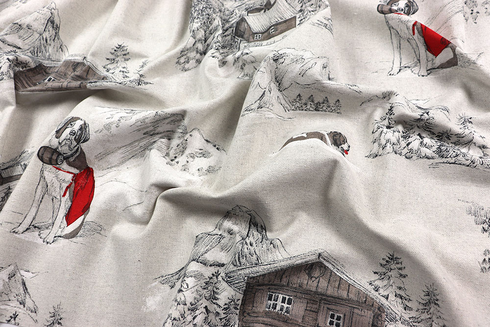 Dekostoff - Hüttenzauber