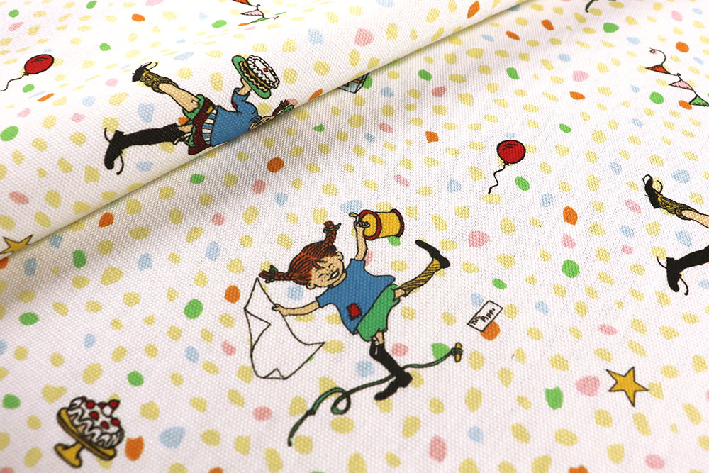 Dekostoff - Pippi Langstrumpf