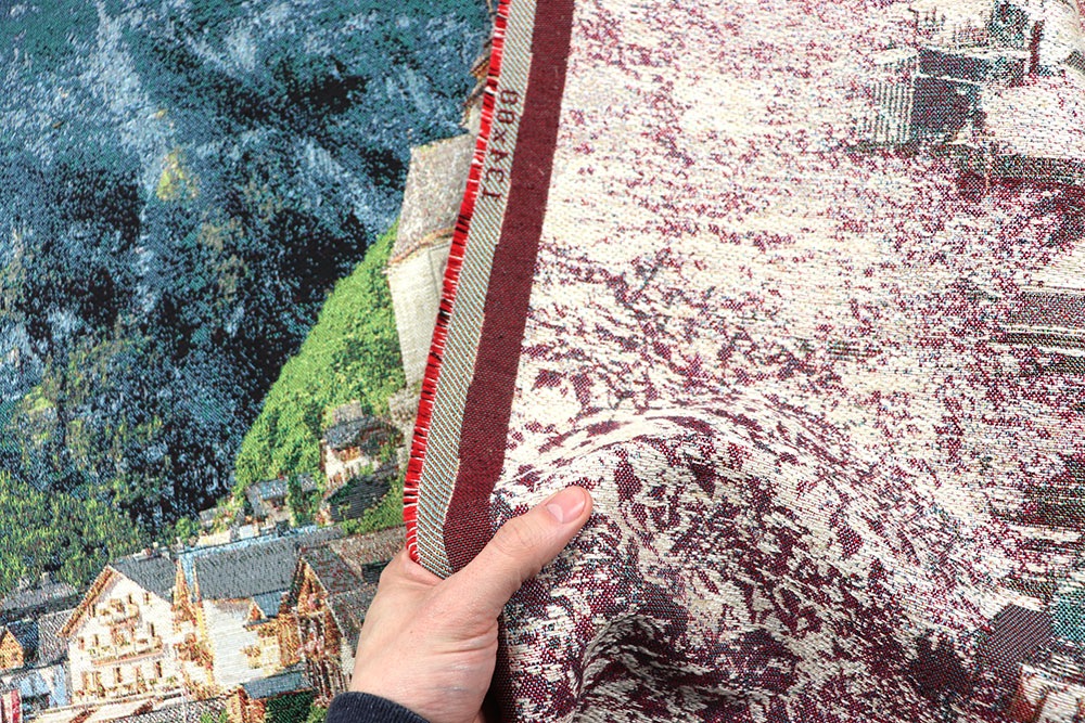 Gobelin-Panel - Bergdorf - 134 x 88 cm