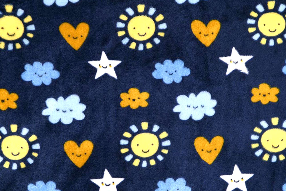 Wende-Wellness-Fleece - Sternenhimmel