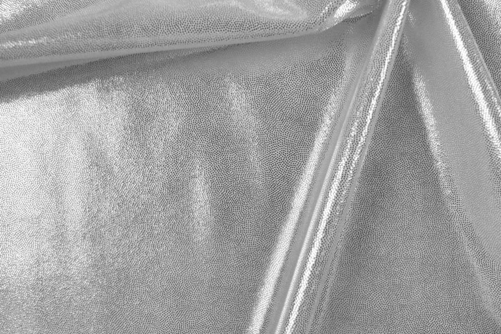 Tanzkleiderstoff Metallic - Silber