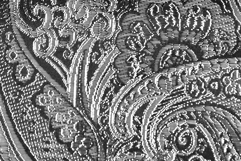 Brokat Maharadscha - Schwarz/Silber