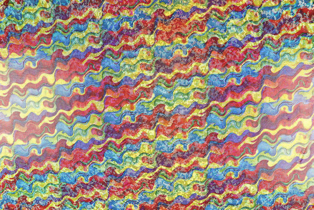 Tanzkleiderstoff Hologramm - Funky Trip