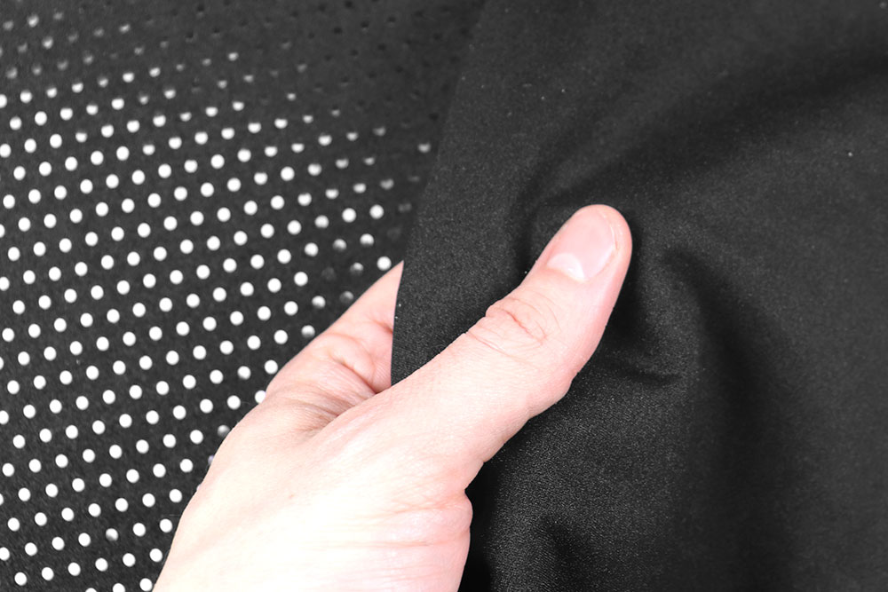 Pailletten-Lycra - Schwarz