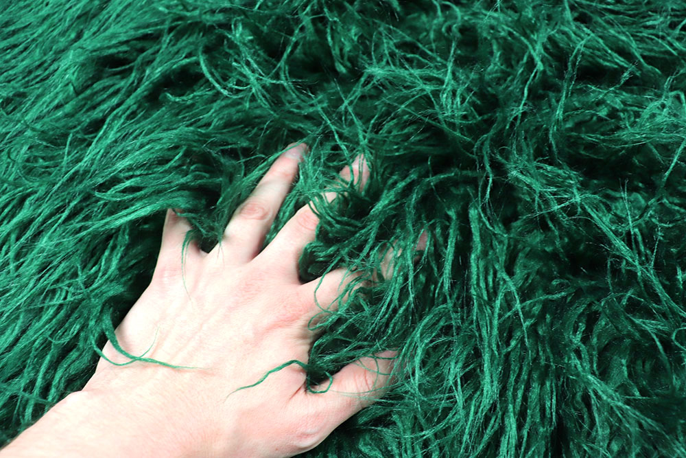 Langhaarfell - Tannengrün