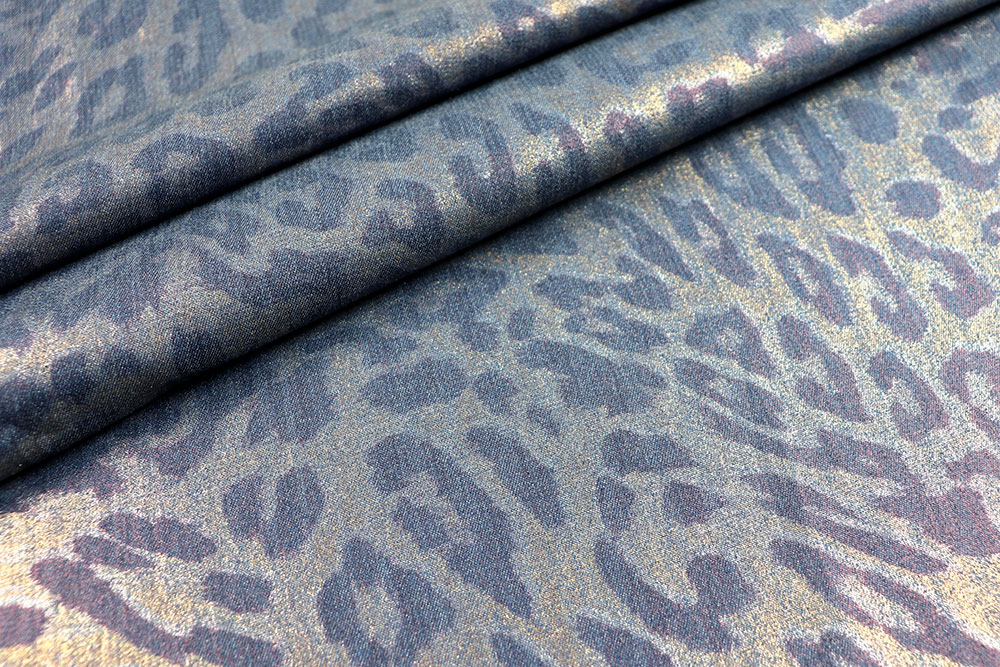 Jeansstoff - Glamour Leo