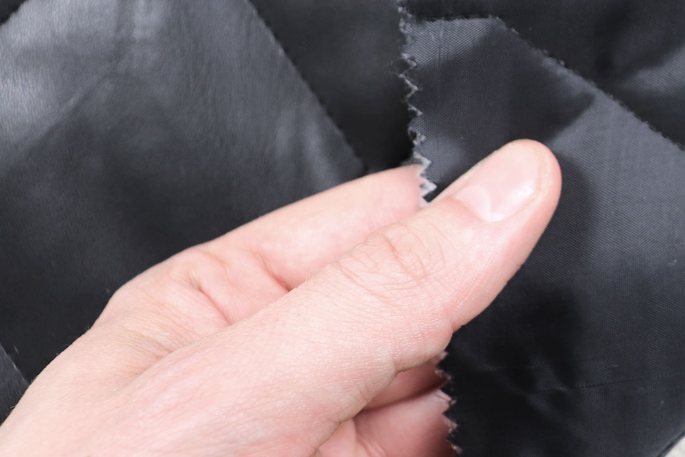 Kunstleder-Stepper wattiert XXL - Schwarz