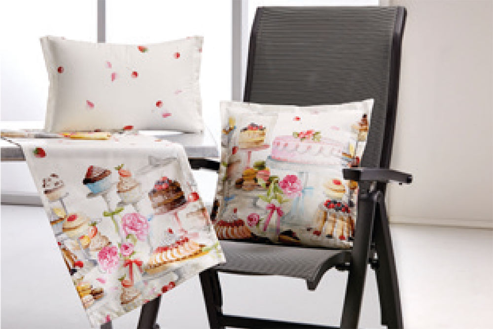 Baumwoll-Dekostoff Digital - Patisserie