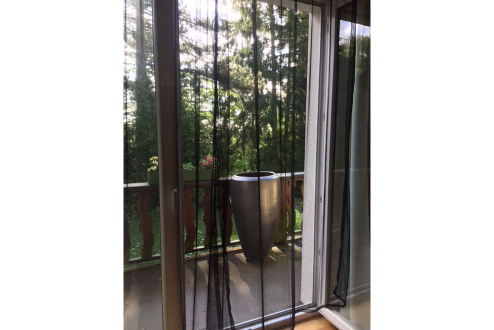 Moskitonetz Meterware - 300 cm - Schwarz