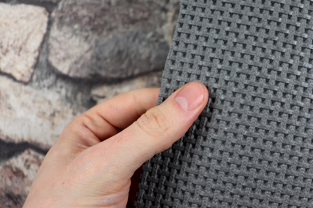 Teppichläufer-Meterware - Steinwand