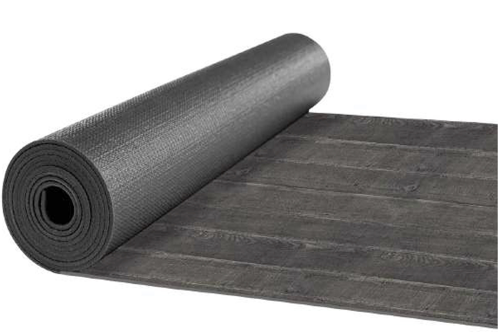 Teppichläufer-Meterware - Dunkles Holz