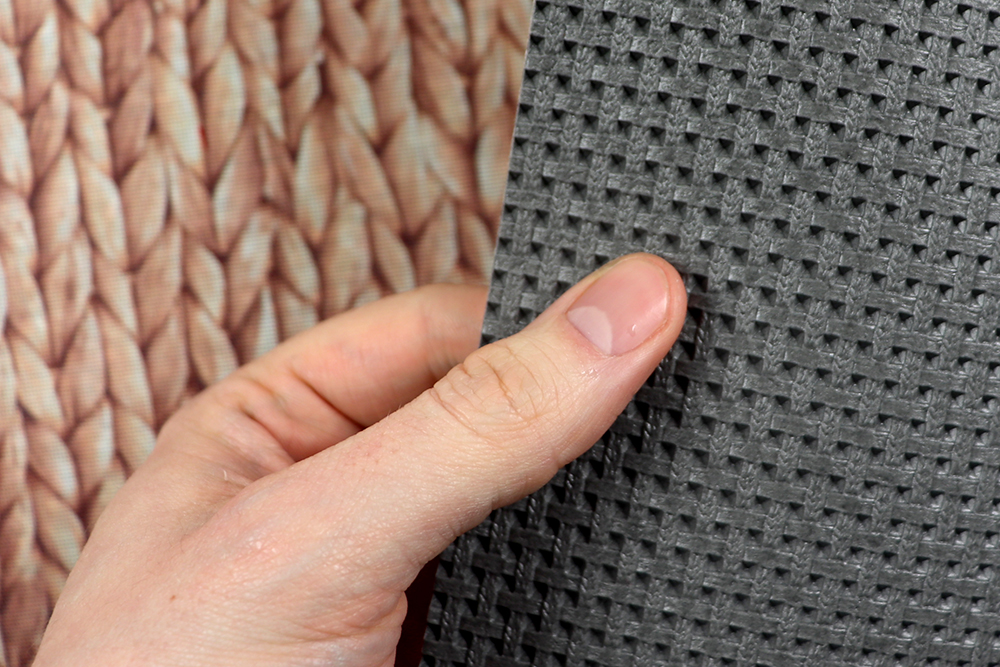 Teppichläufer-Meterware - Flecht-Optik