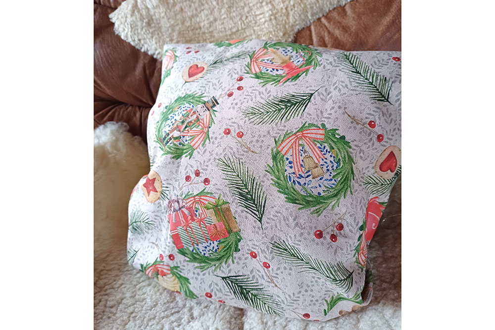 Weihnachtsstoff Leinenoptik - Christmas Love - 280 cm