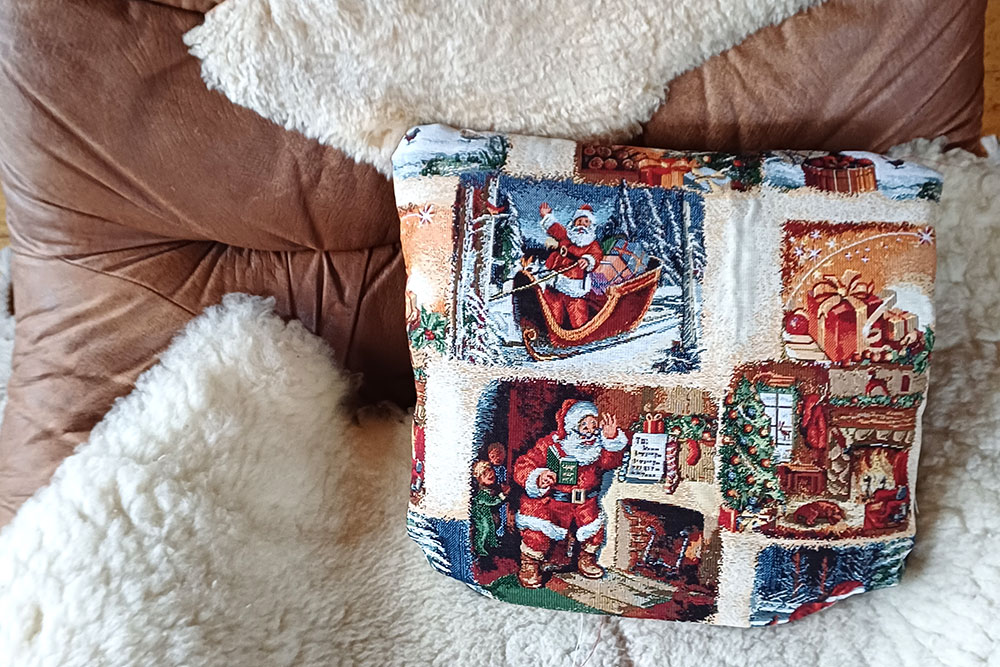 Gobelin - Reise des Weihnachtsmanns