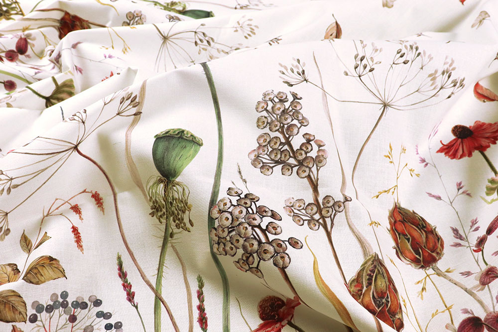 Baumwoll-Dekostoff Digital - Sommerwiese