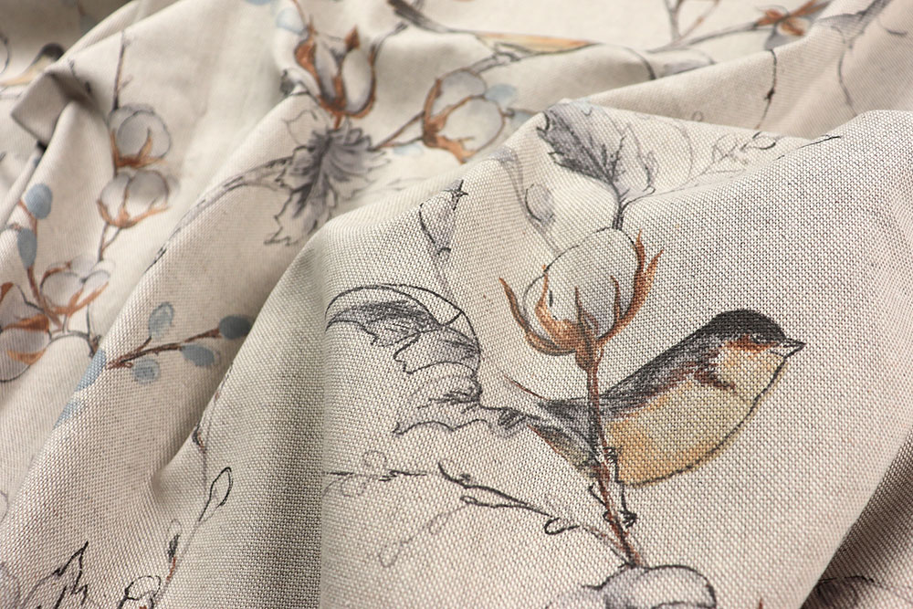 Dekostoff Leinenoptik - Skandi Garden - 280 cm