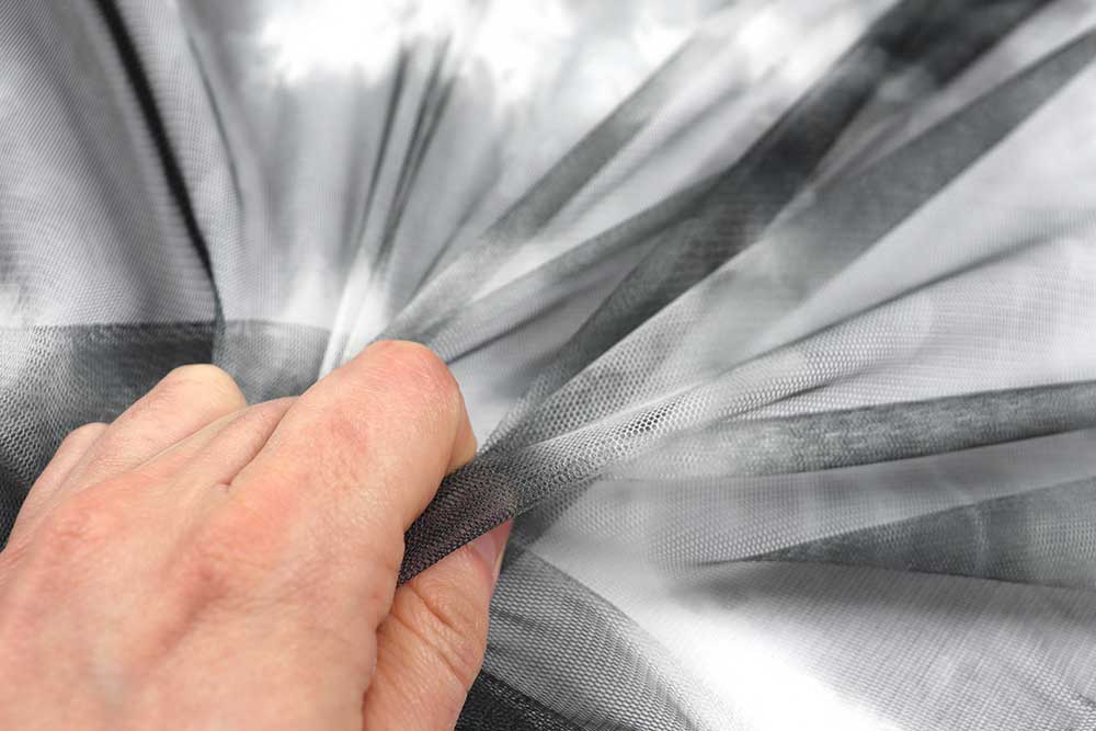 Stretch-Mesh - Colora Nero