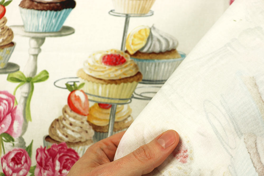 Baumwoll-Dekostoff Digital - Patisserie