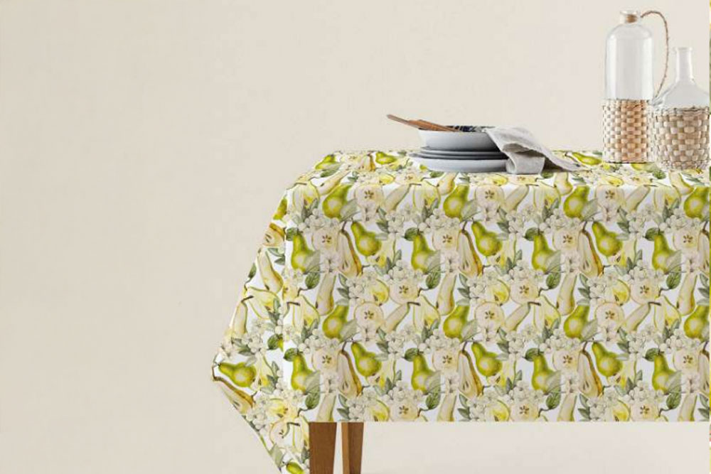 Dekostoff beschichtet - Golden Pear