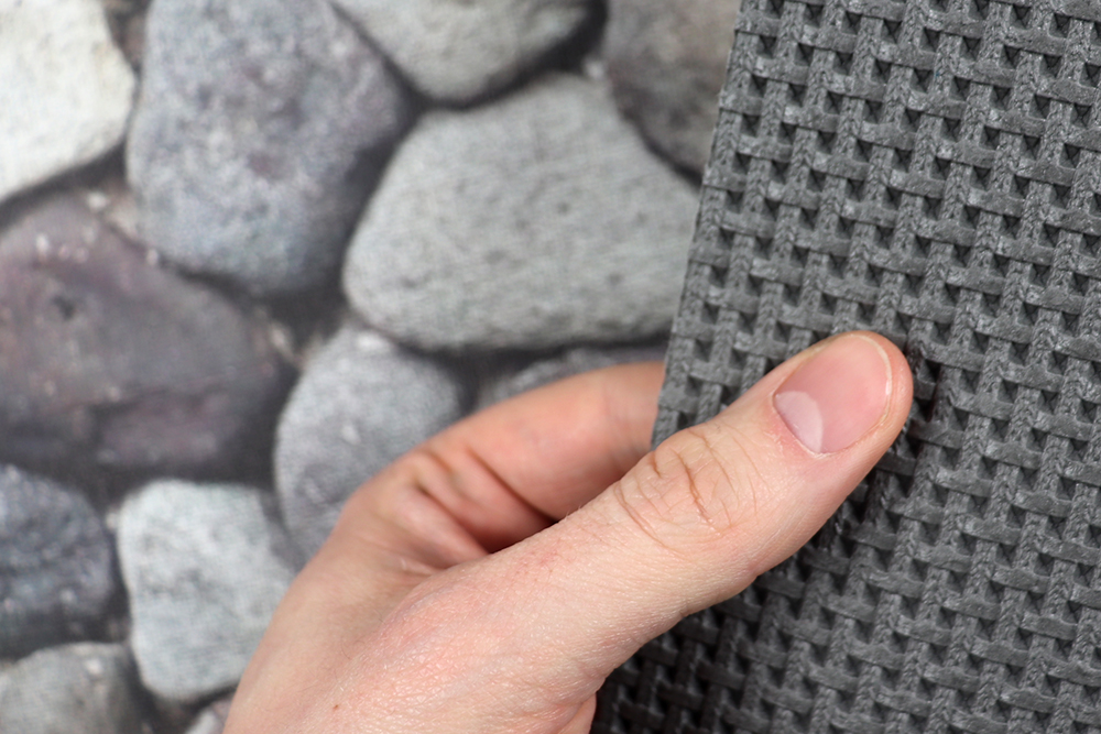 Teppichläufer-Meterware - Kieselsteine