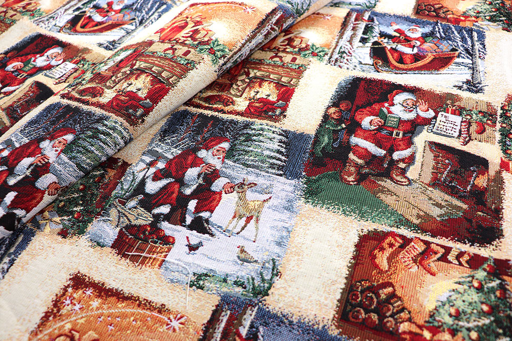 Gobelin - Reise des Weihnachtsmanns