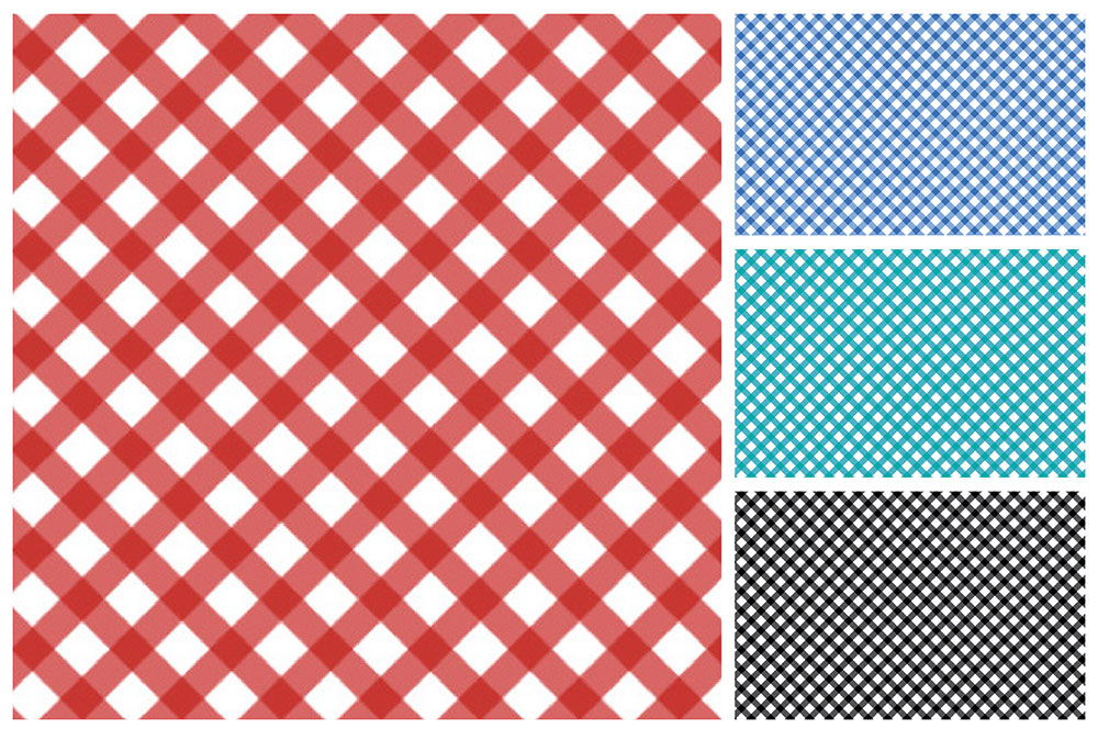 Baumwollstoff - Trachtenkollektion "Vroni" - Karo-Design