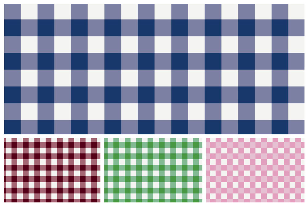 Blackout perm. schwer entflammbar - Vichy-Karo