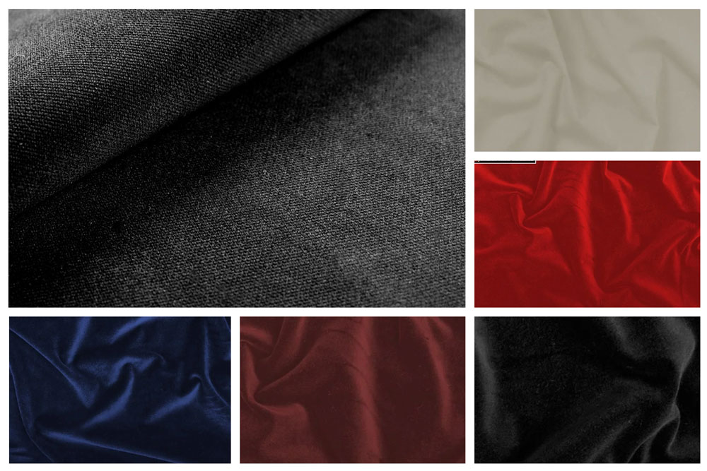 Bühnensamt Deluxe TREVIRA CS - permanent schwer entflammbar