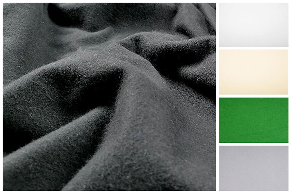 Baumwoll-Molton schwer B1 - 300 cm breit