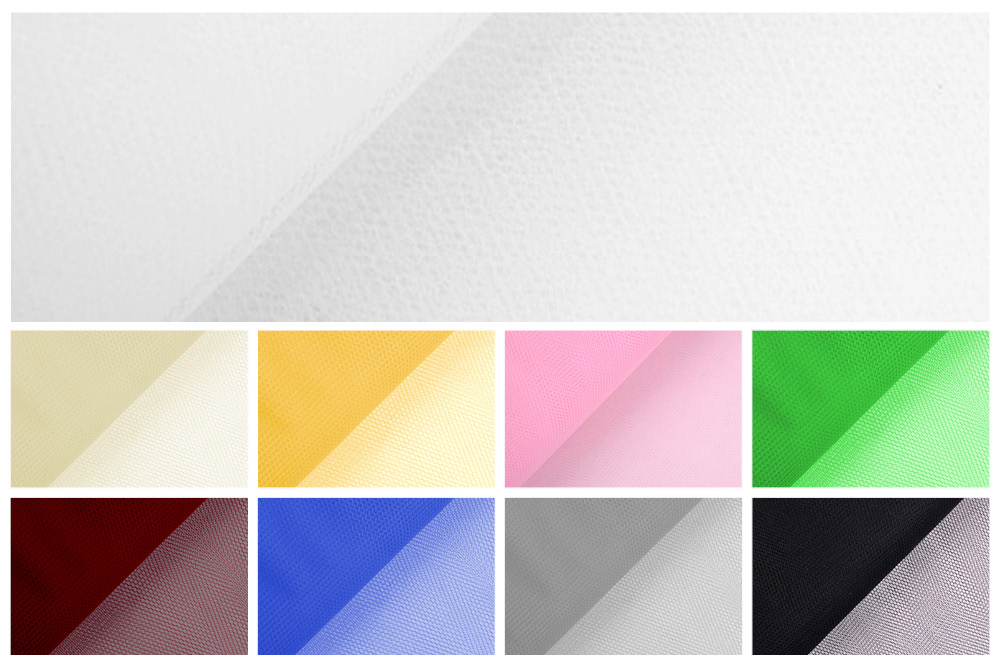 Tüll permanent schwer entflammbar