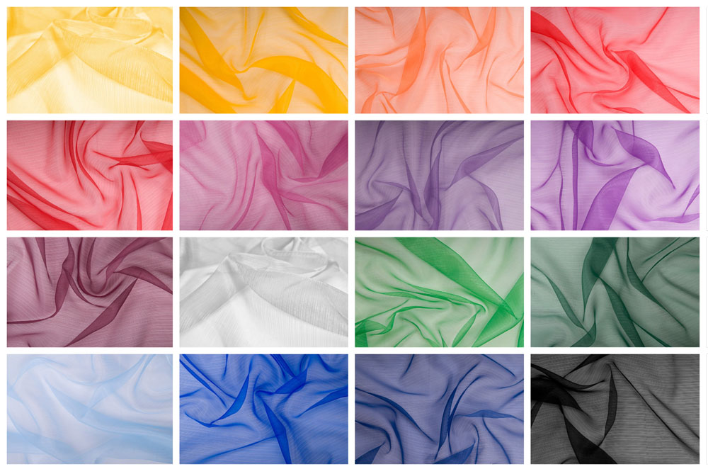 Voile feine Streifen - 150 cm