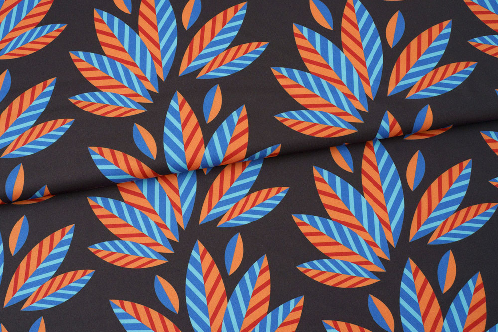 Albstoffe - Performance - Palms - Black