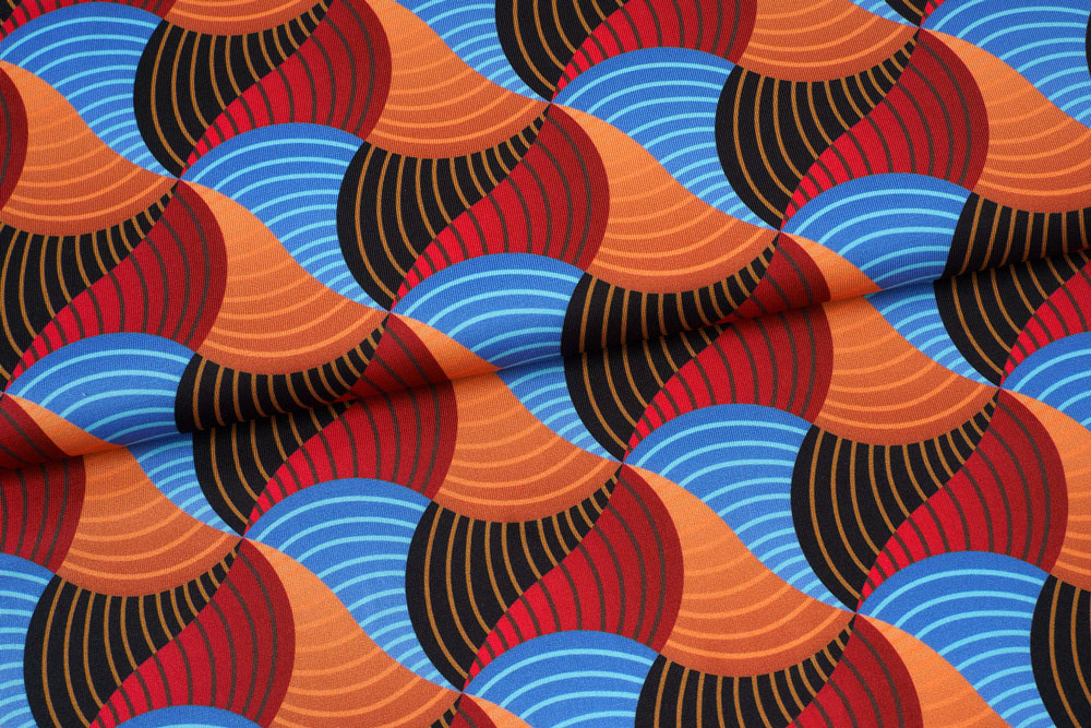 Albstoffe - Performance - Waves - Black