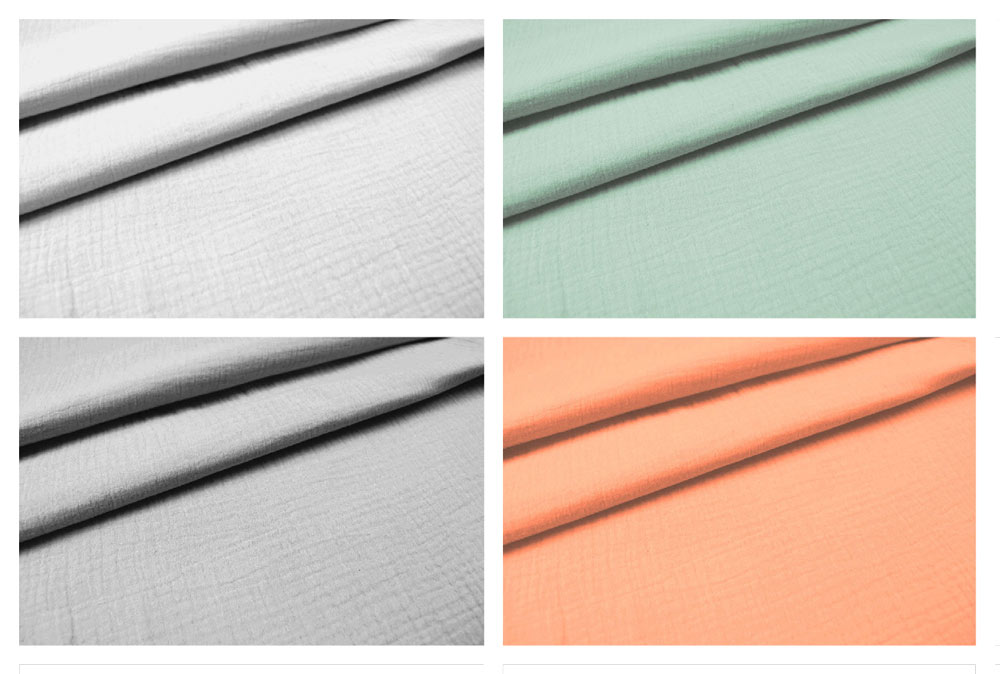 Musselin dreilagig - BIO