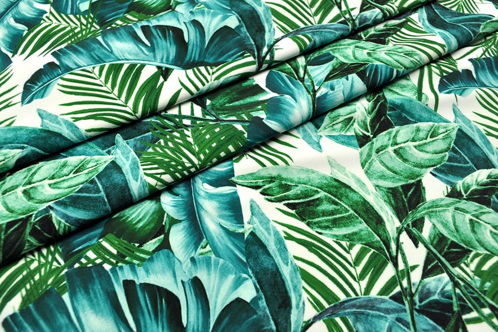 Badeanzugstoff - Tropical Plants