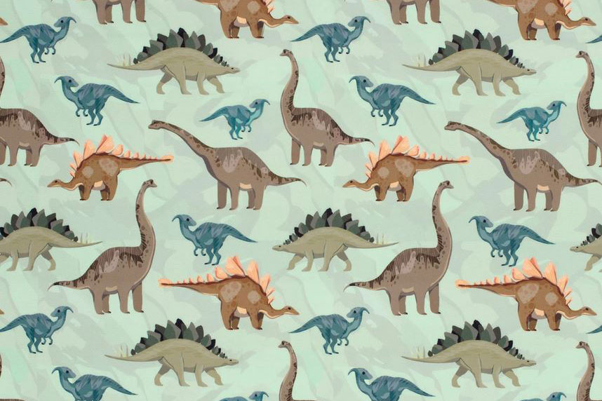 Badeanzugstoff Recycling - Dinos