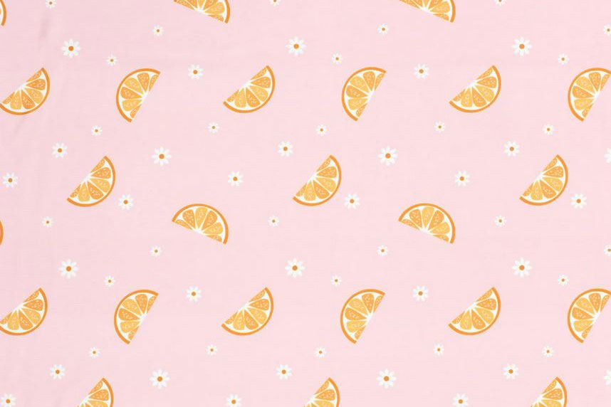 Badeanzugstoff Recycling - Orangen