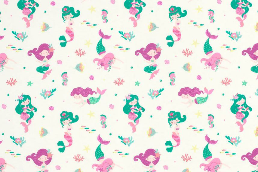 Badeanzugstoff Recycling - Meerjungfrau