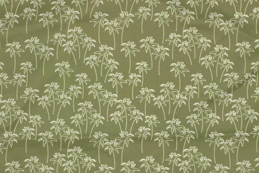 Badehosen Stoff - Olive Palm