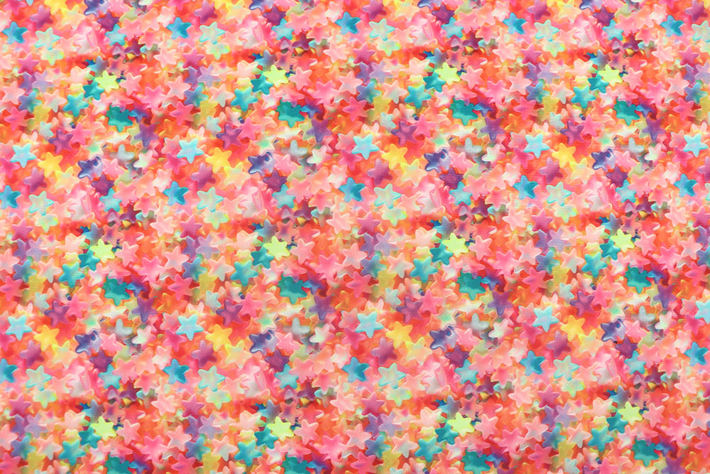 Badeanzugstoff - Gummisternchen