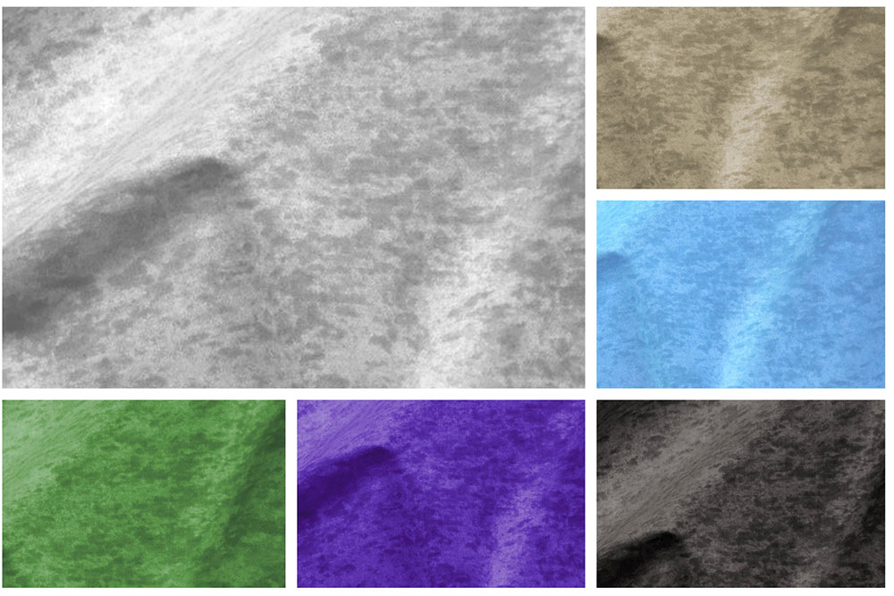 Baumwoll-Popeline  - Marmor - Bio