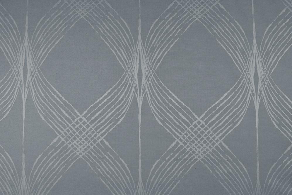Dekostoff Helix - Trevira CS - Grau/Silber