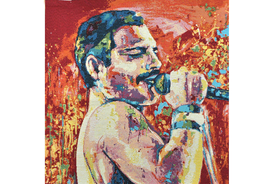 Gobelin-Panel - Freddy - 47 x 47 cm