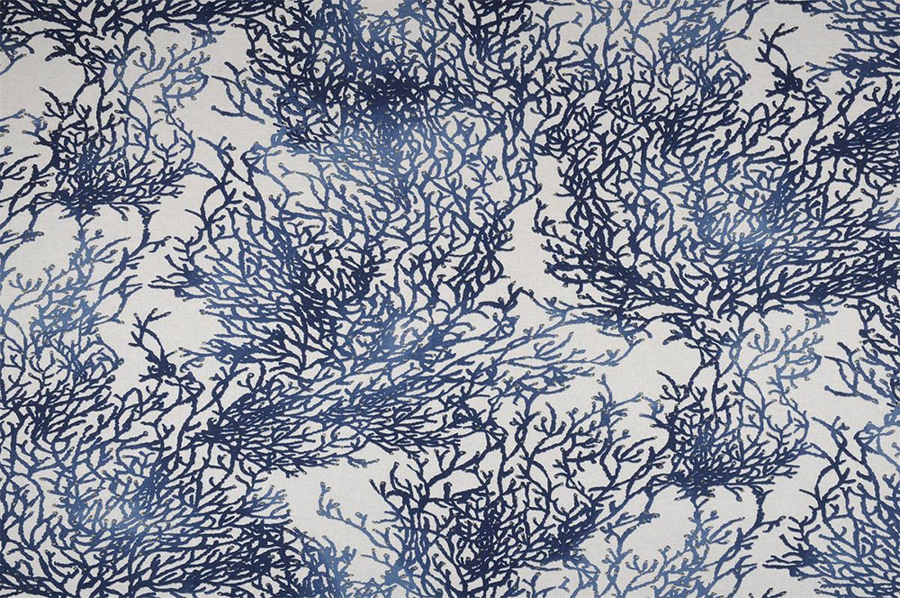 Dekostoff Premium - Korallenriff - Nachtblau