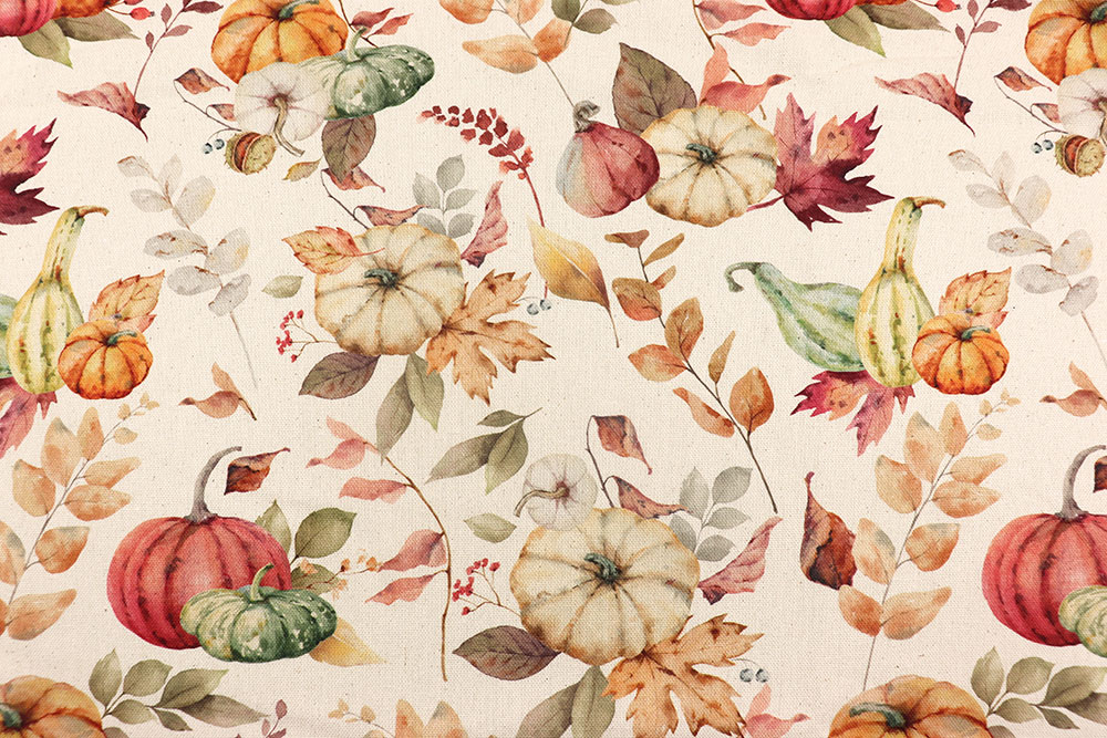 Recycling-Dekostoff - Pumpkin Poetry