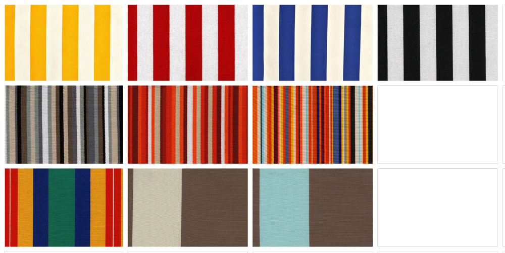 Outdoor-Stoff Palma - Streifenvariationen  - 45 cm breit