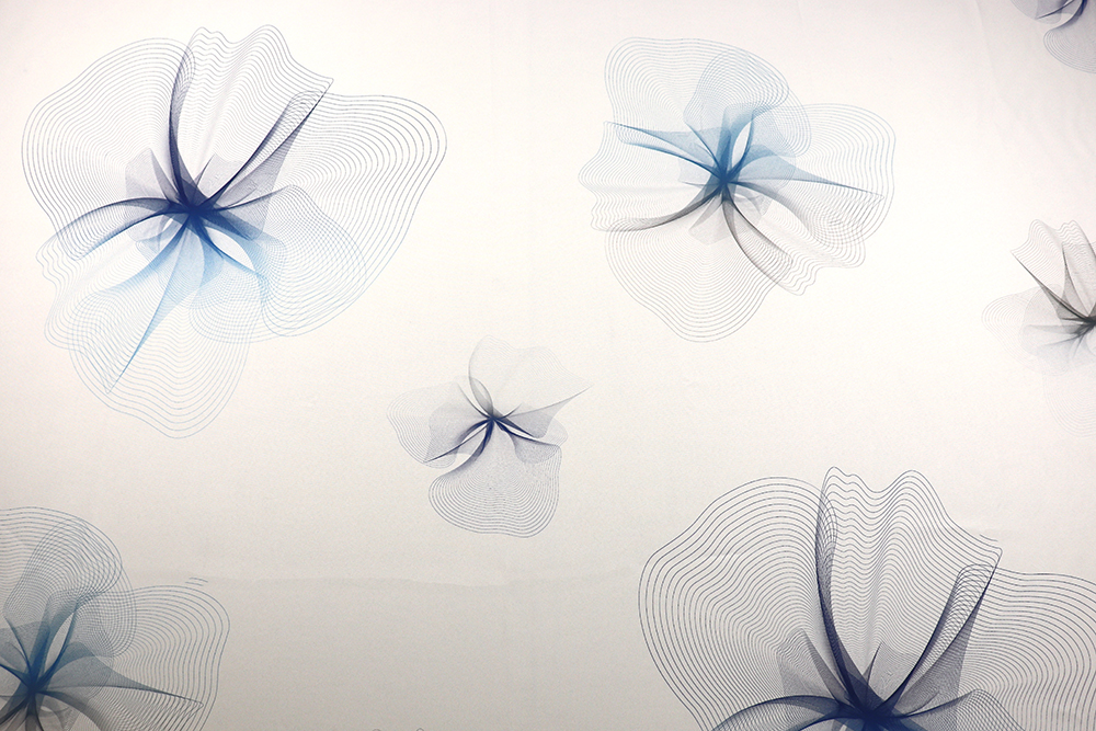 JOOP! - Gardinenstoff Blue Breeze