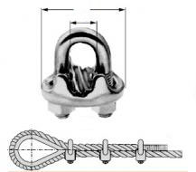 Bügelklemmen - Drahtseilklemmen